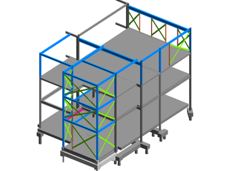 Cobo Bay Steelwork 3D